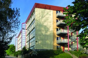 Außenansicht Schulgebäude Berufliches Schulzentrum Löbau